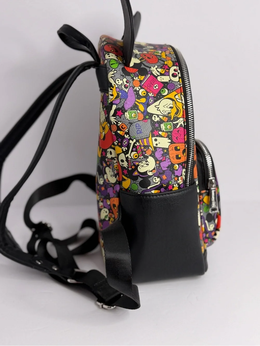 Disney Parks 2022 Loungefly Halloween Mickey & Friends AOP Mini Backpack NWOT